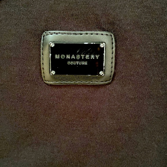 Monastery Couture Black Body-con Midriff - Picture 4 of 8